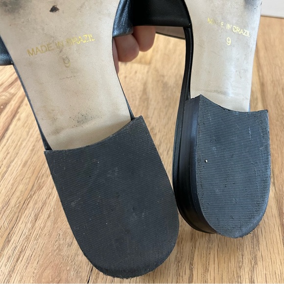 Alepel leather hand painted flats sandals Anthropologie boho leopard Emily - Picture 4 of 5